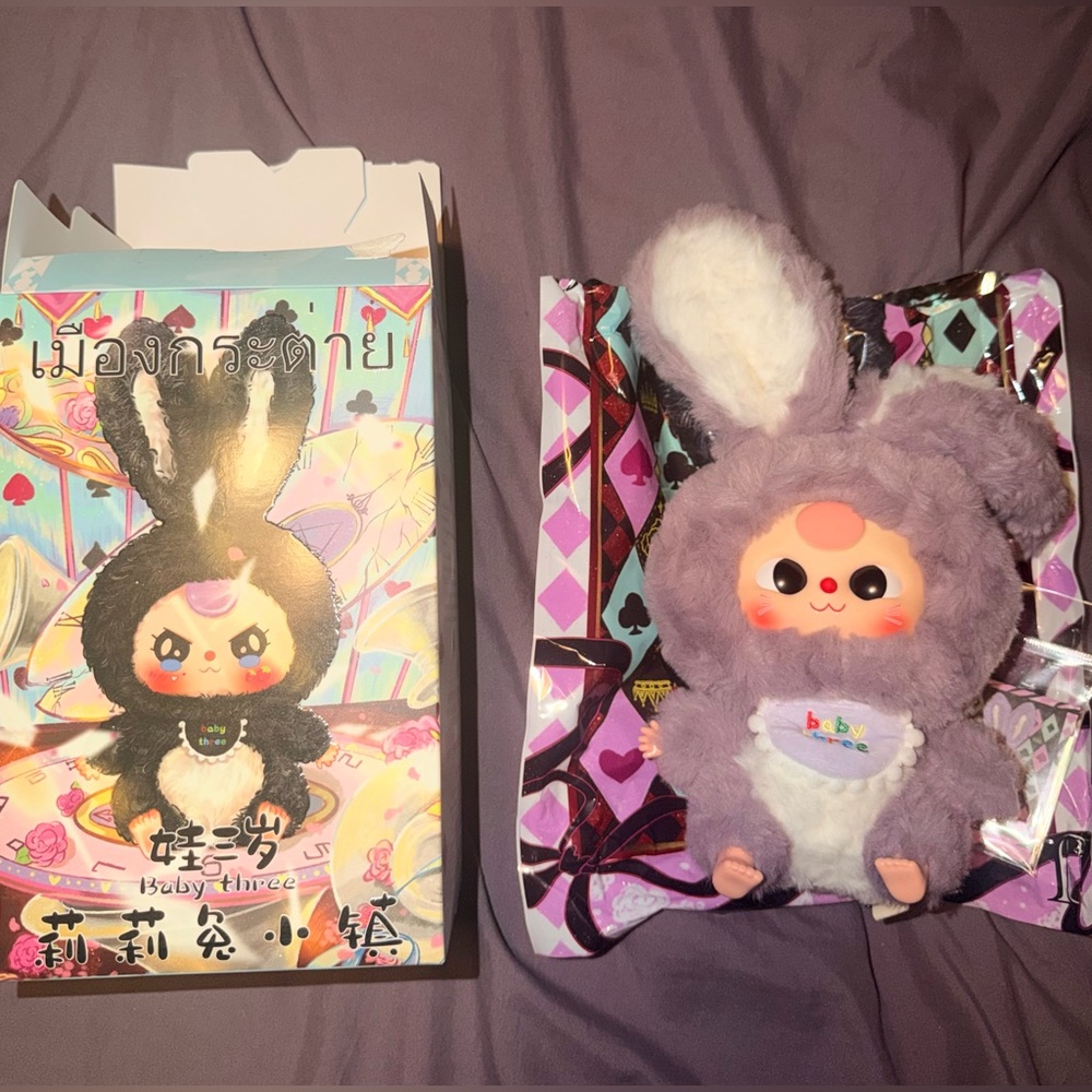 Baby Three - Lily Rabbit Town V1 - Purple Bunny